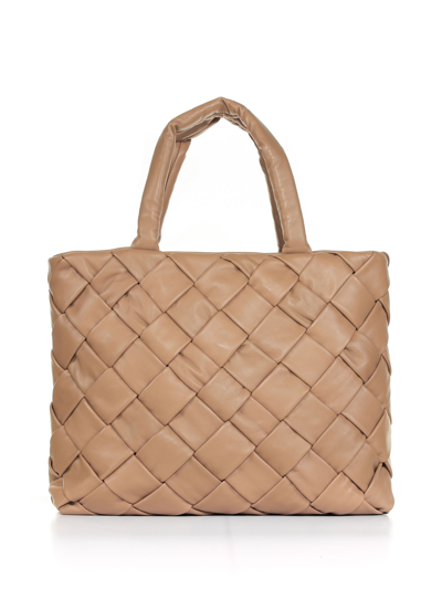 Shop Officine Creative Oc Class 511 Shopper Bag In Leather In Cuoio