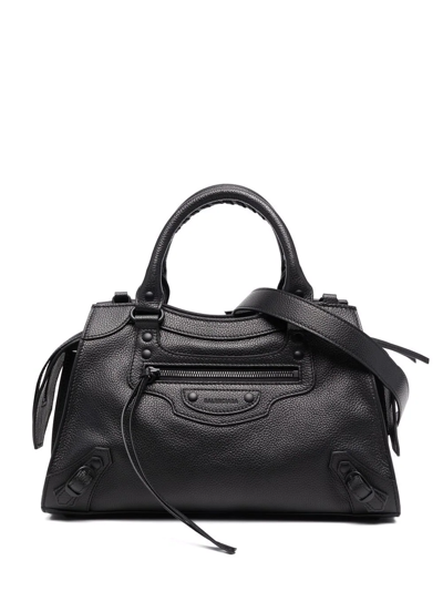 Shop Balenciaga Neo Classic City S Tote Bag In Black