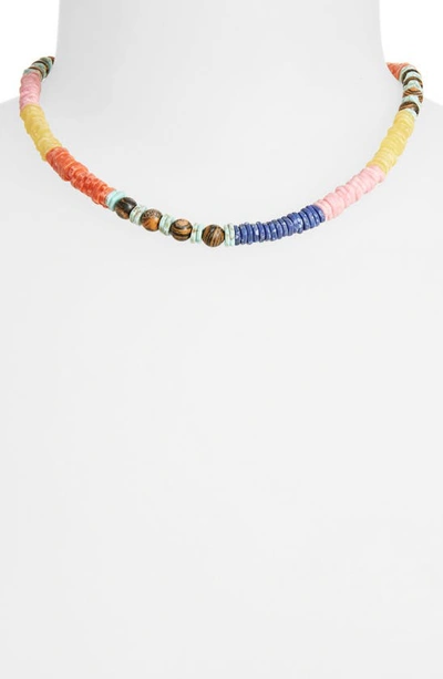 Shop Lele Sadoughi Sedona Collar Necklace In Desert Rainbow