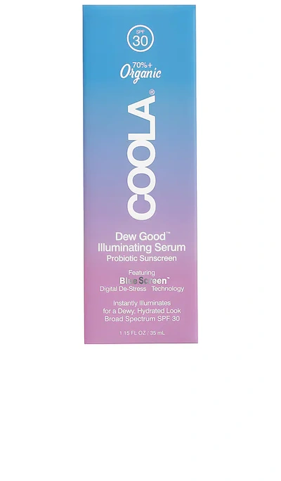 Coola Dew Good Illuminating Serum Probiotic Sunscreen Spf 30 In N,a