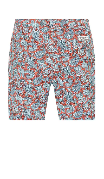 Shop Fair Harbor The Bayberry Trunk In Red Paisly