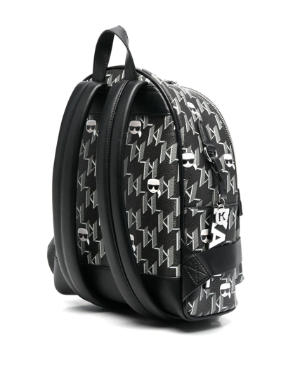 Shop Karl Lagerfeld Small K/ikonik Backpack In Black