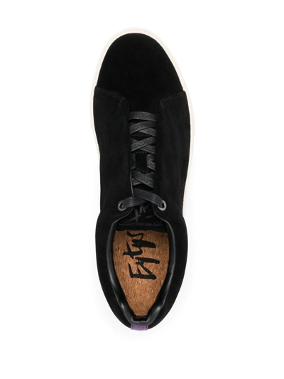 Shop Eytys Doja Suede Sneakers In Black