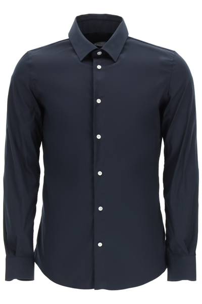 Shop Vincenzo Di Ruggiero Classic Tailored Shirt In Blue