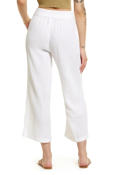 Shop Rip Curl Premium Surf Cotton Beach Pants In White