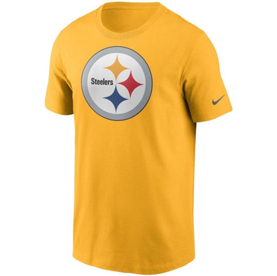 Shop Nike Gold Pittsburgh Steelers Primary Logo T-shirt