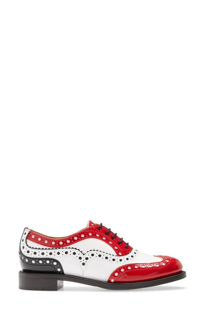 Shop The Office Of Angela Scott Mr. Doubt Oxford In Red/ White/ Black