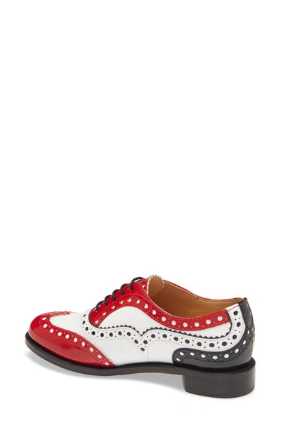 Shop The Office Of Angela Scott Mr. Doubt Oxford In Red/ White/ Black