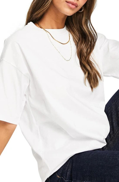 Shop Asos Design Ultimate Oversize Cotton T-shirt In White