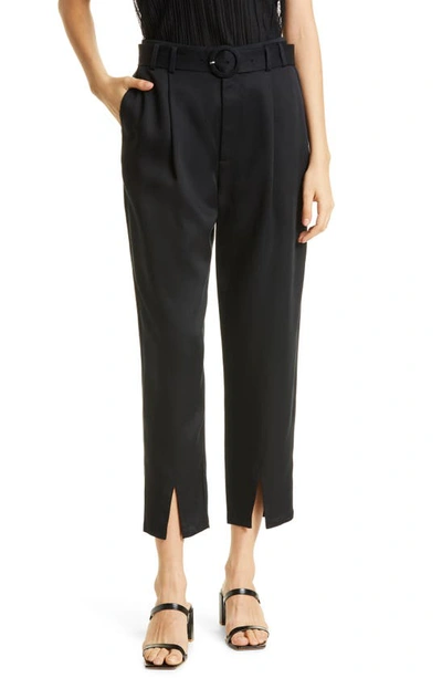 Shop Ted Baker Ninette Tapered Ankle Trousers In Black