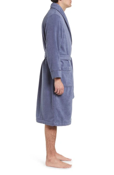 Shop Nordstrom Hydro Cotton Robe In Blue Vintage