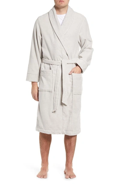 Shop Nordstrom Hydro Cotton Robe In Grey Vapor