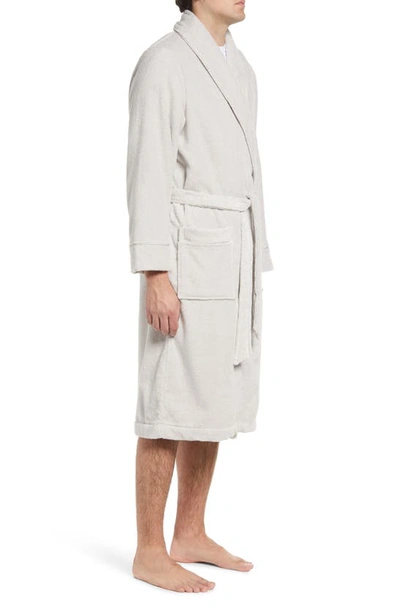 Shop Nordstrom Hydro Cotton Robe In Grey Vapor