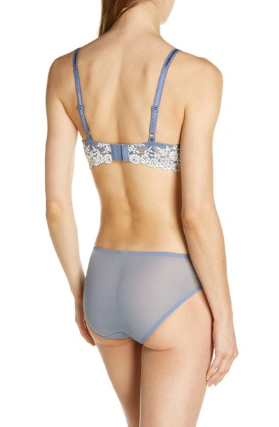 Shop Wacoal 'embrace' Lace Bikini In Wild Wind/ Egret