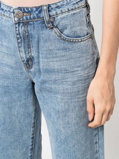 Shop One Teaspoon Hollywood Jackson Wide-leg Jeans In Blue