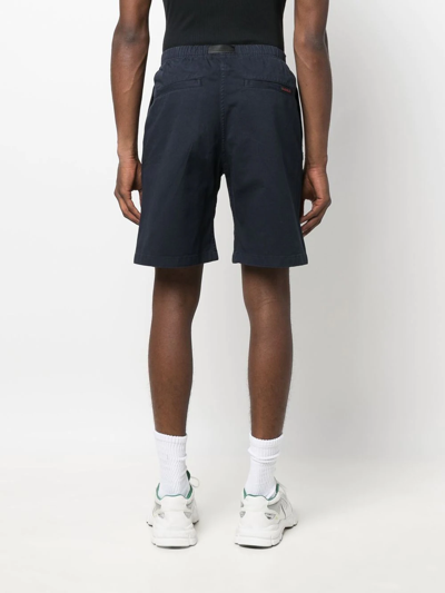 Shop Gramicci Buckle-fastening Waistband Shorts In Blue