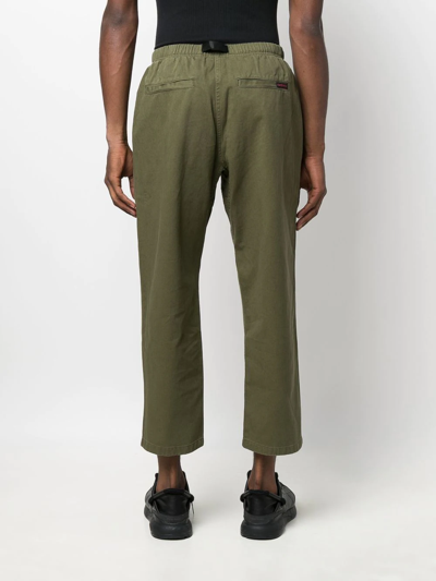 Gramicci Elasticated Drawstring-waistband Trousers In Olive