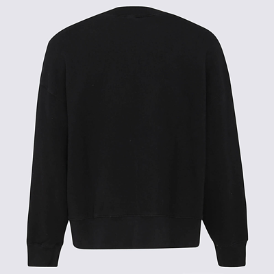 Shop Palm Angels Black Cotton Sweatshirt
