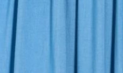 Boho Me Open Back Plunge Neck Ombre Halter Dress In Medit Blue