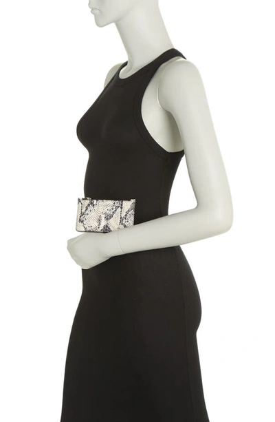 Shop Aimee Kestenberg Melbourne Leather Wallet In Vanilla Snake