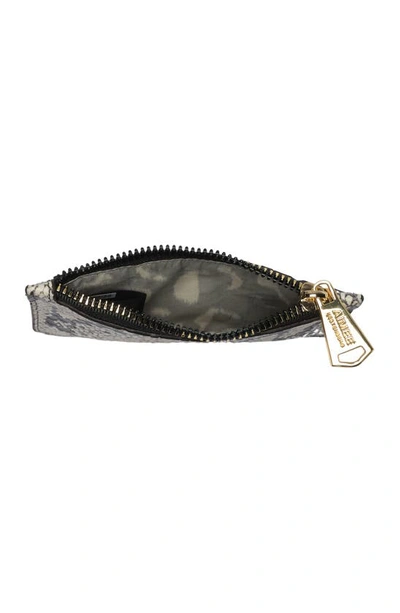 Shop Aimee Kestenberg Melbourne Leather Wallet In Vanilla Snake
