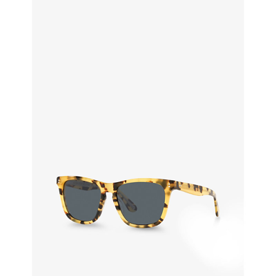 Shop Oliver Peoples Women's Brown Ov5449su Lynes Sun Square-frame Acetate Sunglasses