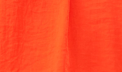 Shop Vince Camuto Rumple Fabric Blouse In Blaze Orange