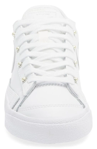 Shop Nike Blazer Low '77 Se Sneaker In White/ Metallic Silver/ Sail