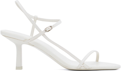 Shop The Row Off-white Bare Heeled Sandals In Bwh Bright White