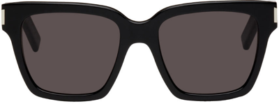 Shop Saint Laurent Black Sl 507 Sunglasses In 001 Black
