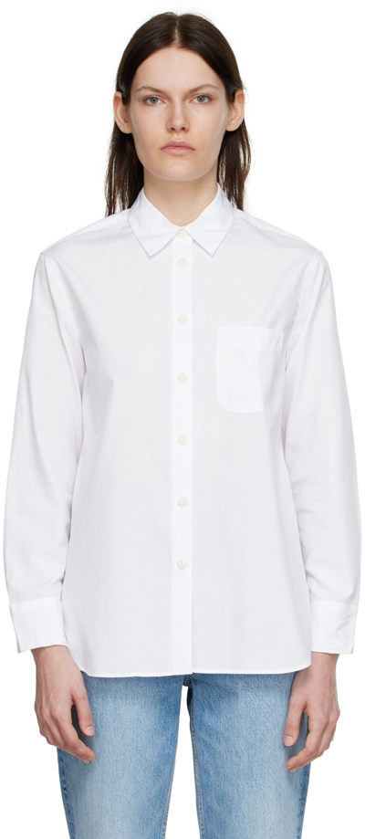 Shop Rag & Bone White Cotton Shirt – Icons In Wht