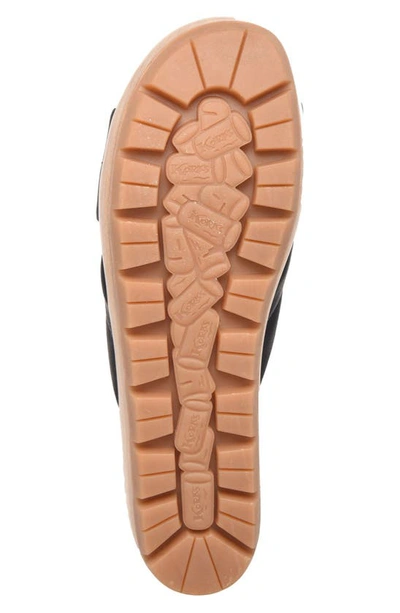 Korks By Kork-ease Faithe Crossover Platform Sandal In Black