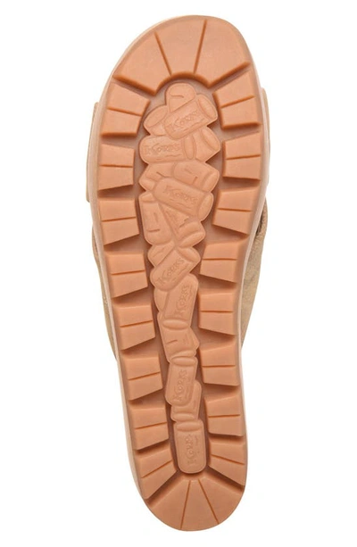 Korks By Kork-ease Faithe Crossover Platform Sandal In Natural