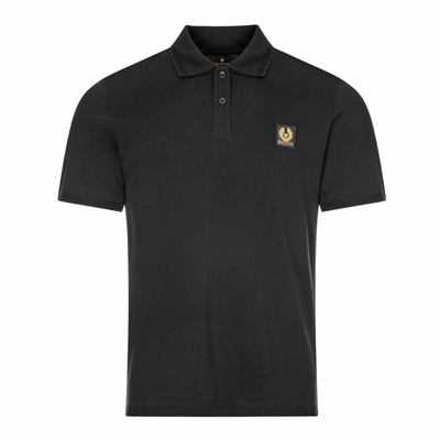 Shop Belstaff Polo Shirt In Black