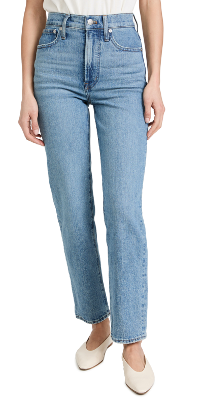 Shop Madewell The Perfect Vintage Straight Jeans