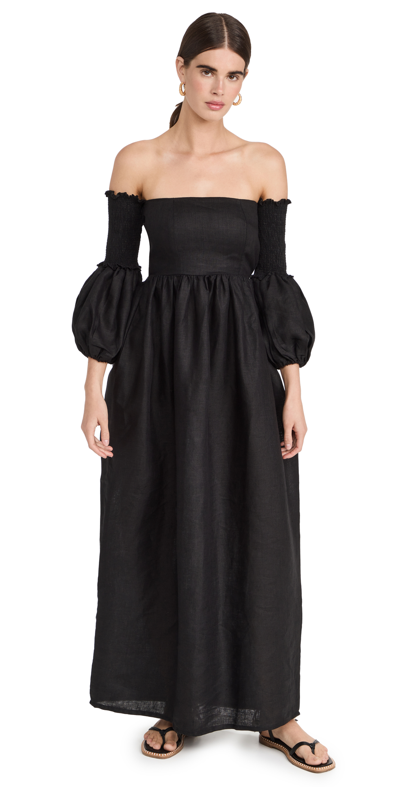Shop Míe Tarifa Dress In Black