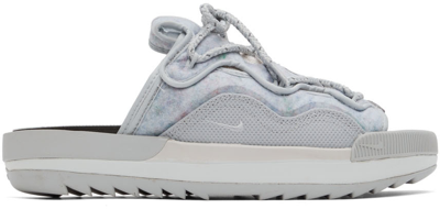 Shop Nike Gray Offline 2.0 Sandals In Grey Fog/grey Fog-fl