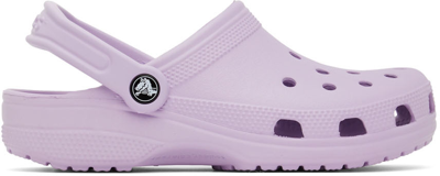 Shop Crocs Purple Classic Clogs In 530 Lavender