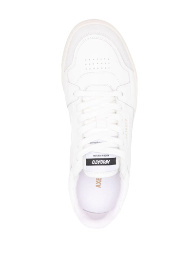 Shop Axel Arigato Dice Low-top Sneakers In White