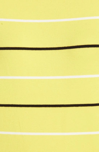 Shop Court & Rowe Volley Stripe Knit Dress In Citrus Lemon