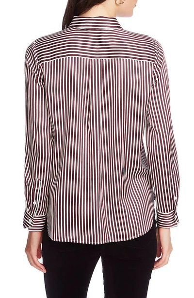 Shop Court & Rowe Crosby Stripe Button-up Shirt In Soft Ecru