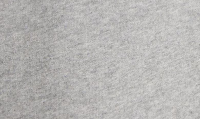 Shop Acne Studios Fonbar Face Patch Oversize Organic Cotton Hoodie In Light Grey Melange
