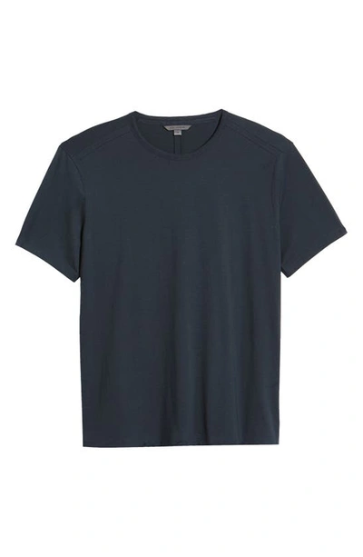 Shop John Varvatos Regular Fit Crewneck T-shirt In Navy