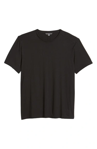 Shop John Varvatos Regular Fit Crewneck T-shirt In Black