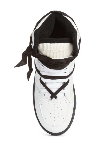 Shop Saint Laurent Smith High Top Sneaker In White