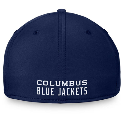 Shop Fanatics Branded Navy Columbus Blue Jackets Core Primary Logo Flex Hat