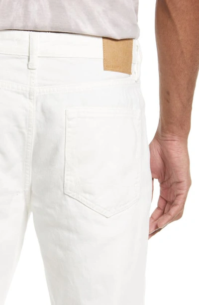 Shop Allsaints Jack Slim Fit Crop Jeans In White