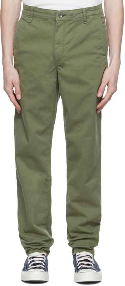 Shop Rag & Bone Green Fit 2 Trousers In Palearmy