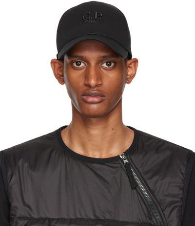 Cp company goggle deals cap black