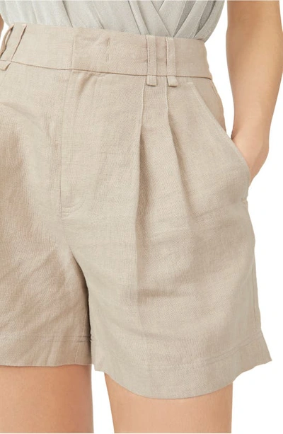 FREE PEOPLE CHELSEA HIGH WAIST LINEN SHORTS 